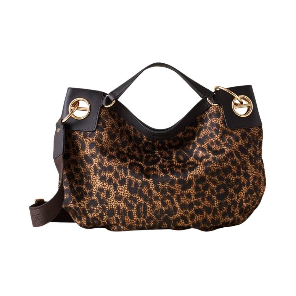 Borbonese - London Hobo Medium Väskor - Dam - ONE Size - Mocka