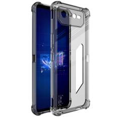 Asus ROG Phone 6 5G - Shockproof gummiskal - Transparent/Svart