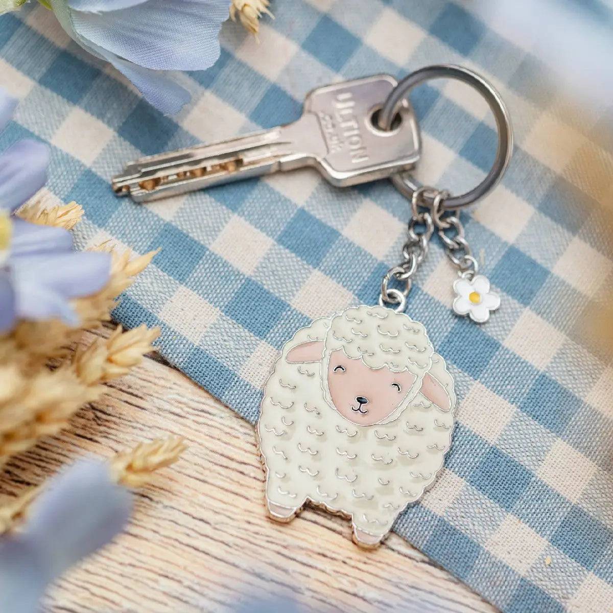 Sheep keychain