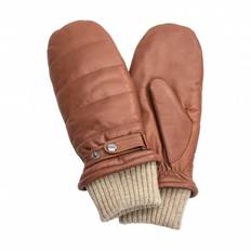 Handskar - HK Tumvantar Lammskinn med stickad Mudd Dam (brun) (Storlek: L (7,5-8))