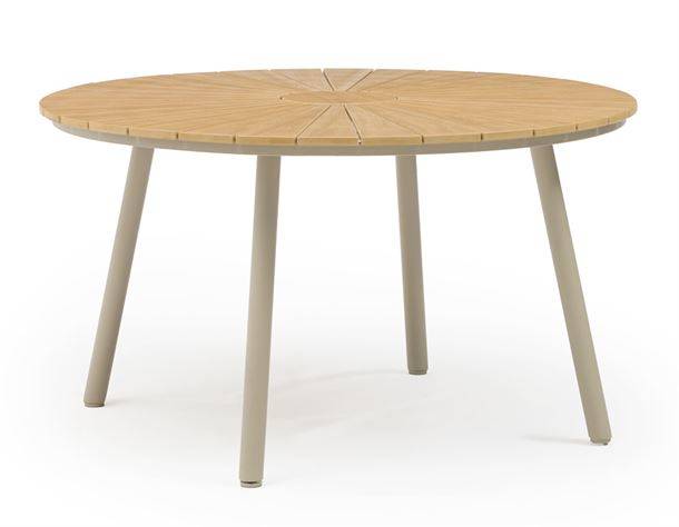 DaneLine Adam Havebord Ø130 cm - Nonwood - Latte.