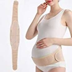 Maternity Belt, Breathable Pregnancy Support Belly Band for Women Pregnancy Back Support Postpartum Recovery Pelvic Orthodontic Belt(Average Size-Complexion)