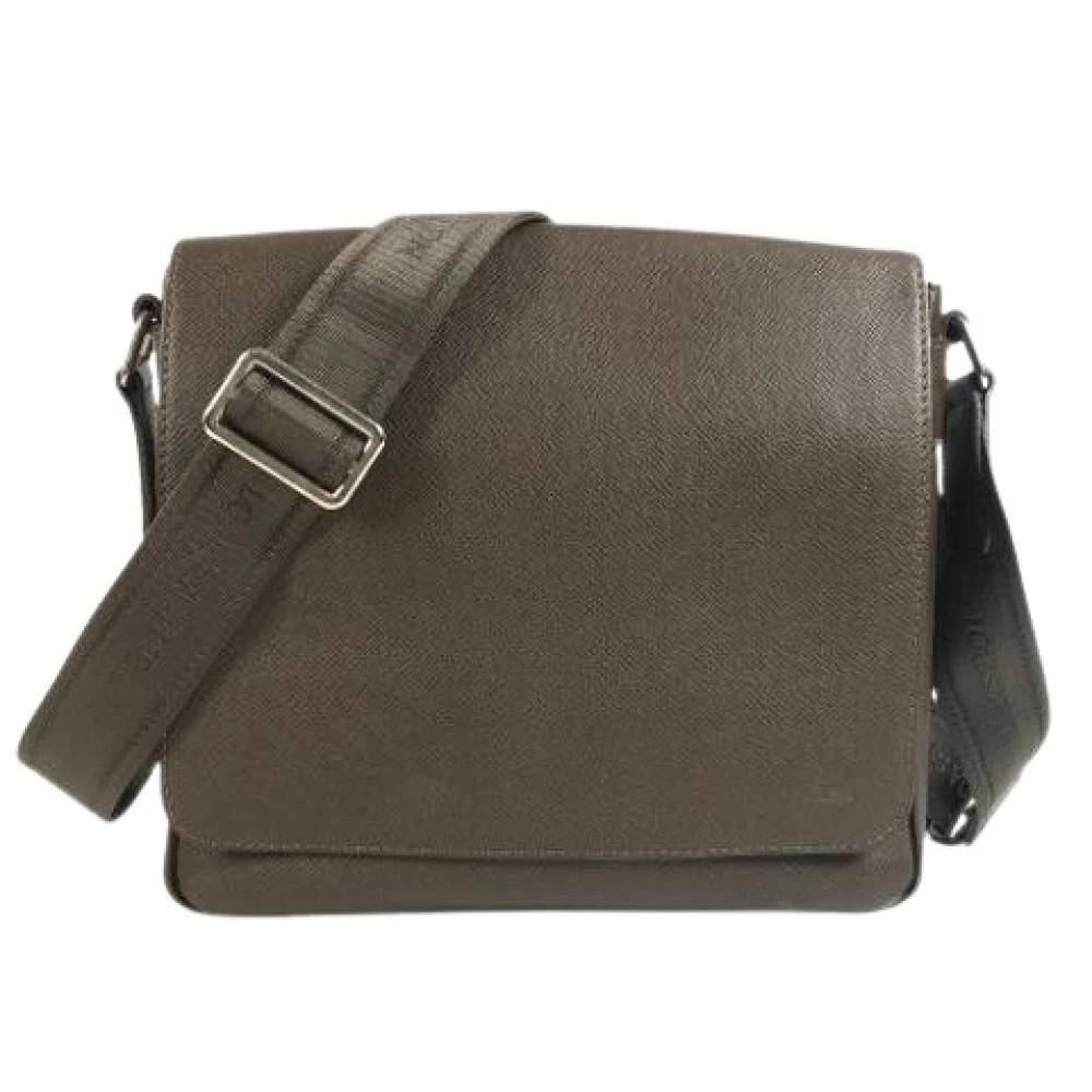 Louis Vuitton Vintage Pre-owned Taiga Messenger Taske - Vintage - Dame - Brun - ONE SIZE - Uld