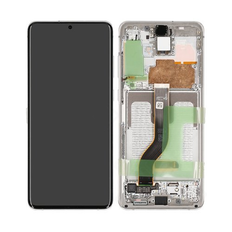 Hvidt Samsung Galaxy S20 Plus 5G LCD-skærm