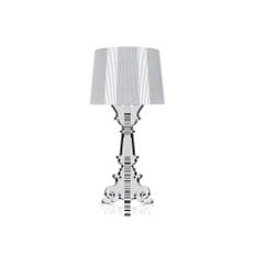 Kartell - Bourgie Table Lamp 9072, Silver, Incl. 3xLED 3,6W E14, Dimmable - Bordlamper - Ferruccio Laviani - Sølv