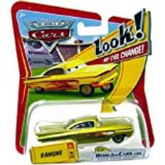 Disney / Pixar CARS Movie 1:55 Die Cast Car with Lenticular Eyes Yellow Ramone