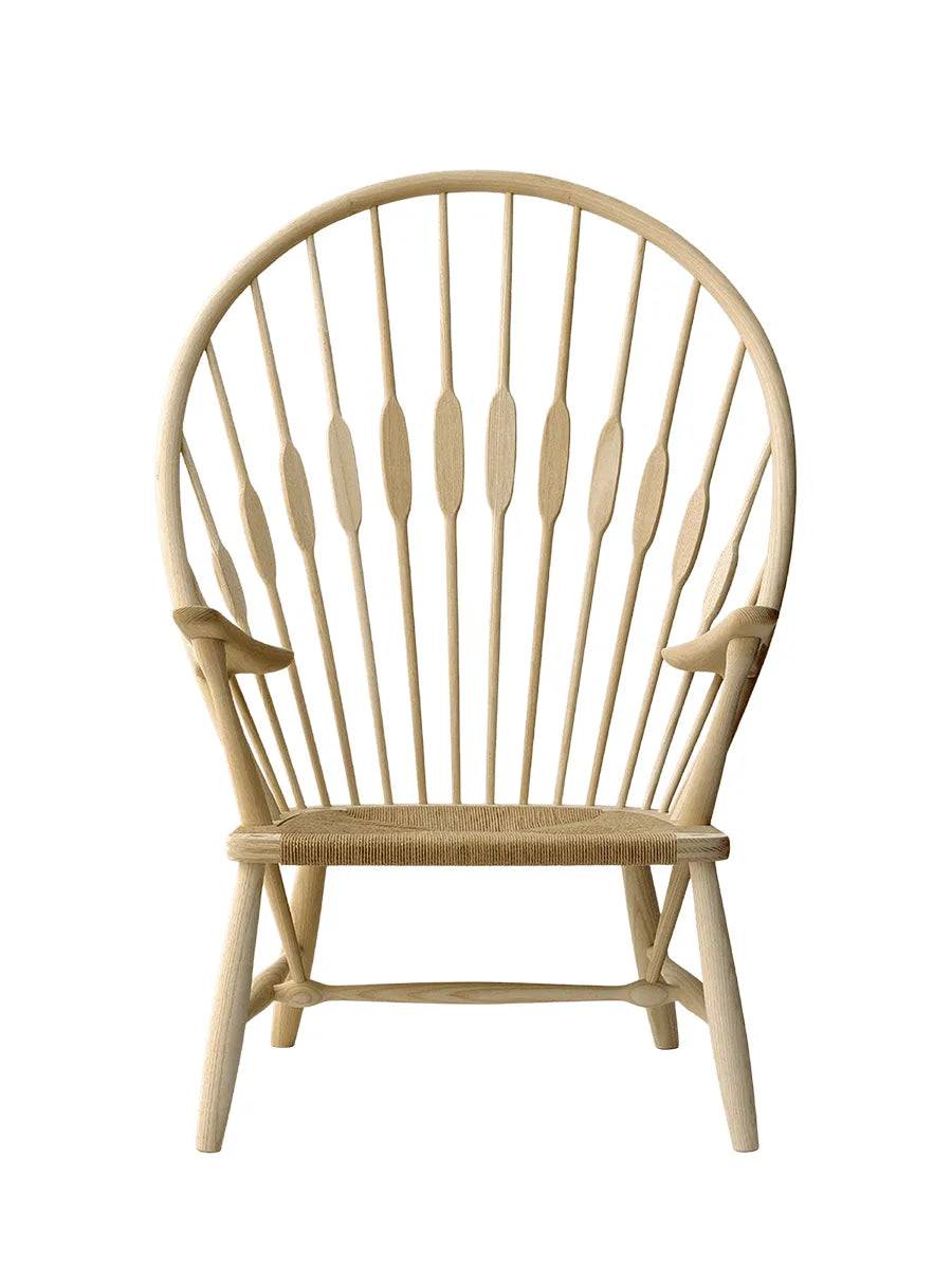 PP550 Påfuglestol af Hans J. Wegner Natur Papirgarn / Ingen tilvalg / Eg - Klar bioolie - Jacobsen Plus
