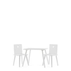KID'S CONCEPT Table & 2 Chairs Star |Vit |One Size