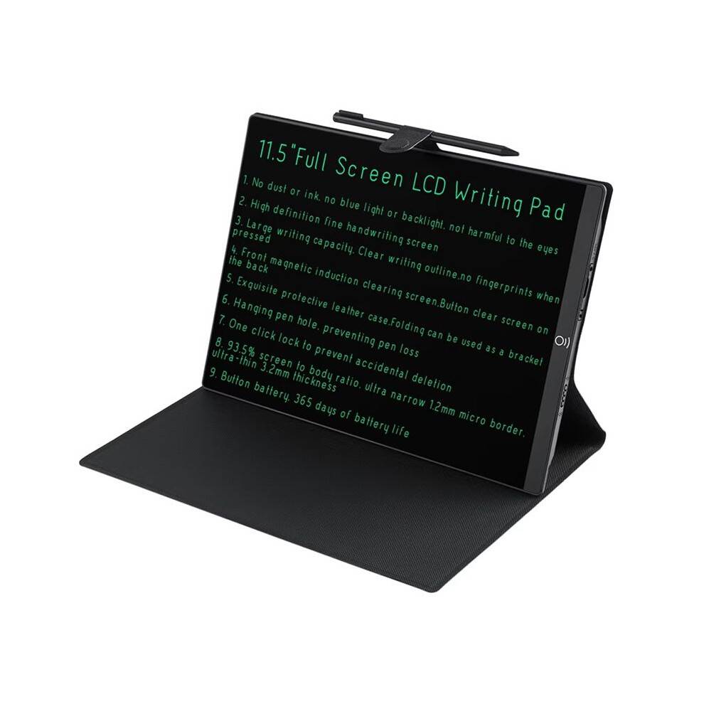 11.5 Inch LCD Drawing Board for Work Study Full Screen Superfine Handwriting Magnetic Clear Writing Tablet Pad with Case