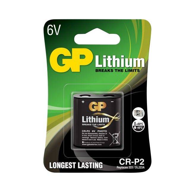 BATTERI GP LITHIUM CRP2 1-P