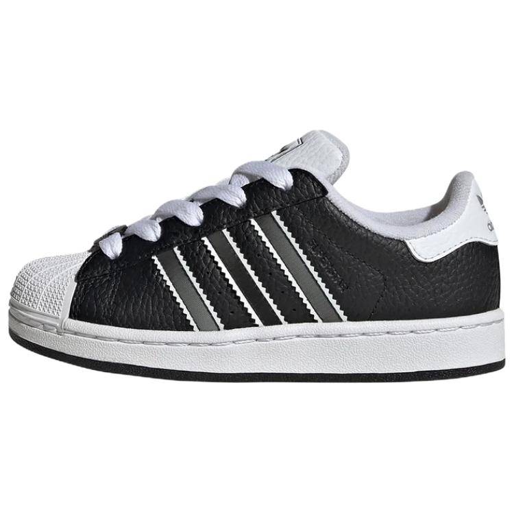 adidas Superstar 2 Black Lenticular Stripes Men Sneakers Core-Black Matte-Silver Cloud-White JQ3209 42⅔