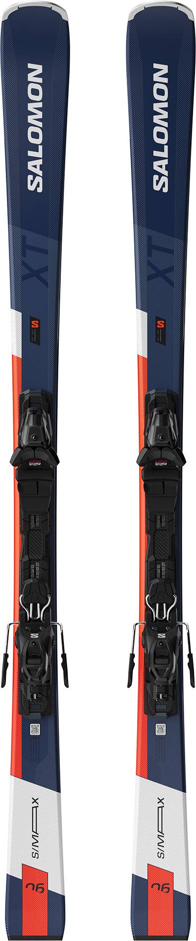 Salomon E S/Max 6 Xt + M10 GripWalk L80 Silver/Legion Blue Met./Fiery Coral, Silver / Legion Blue Met. / Fiery Coral, 175