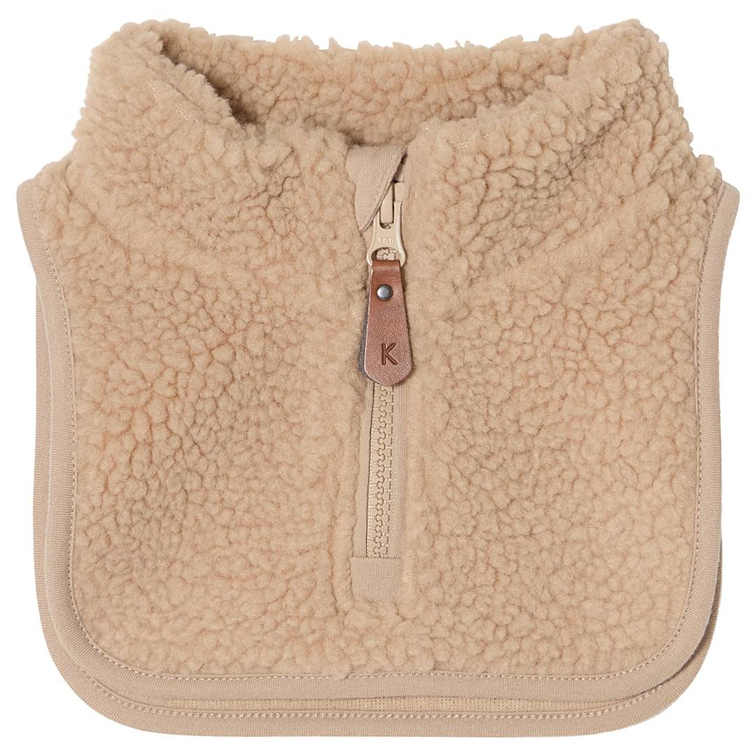 Kuling Austin Pile Halsvarmer I Fleece Sand Sand-1-4 Y Beige 1-4 år Drenge, Piger