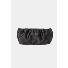 YAELLE SATIN CLUTCH - BLACK - ONE SIZE