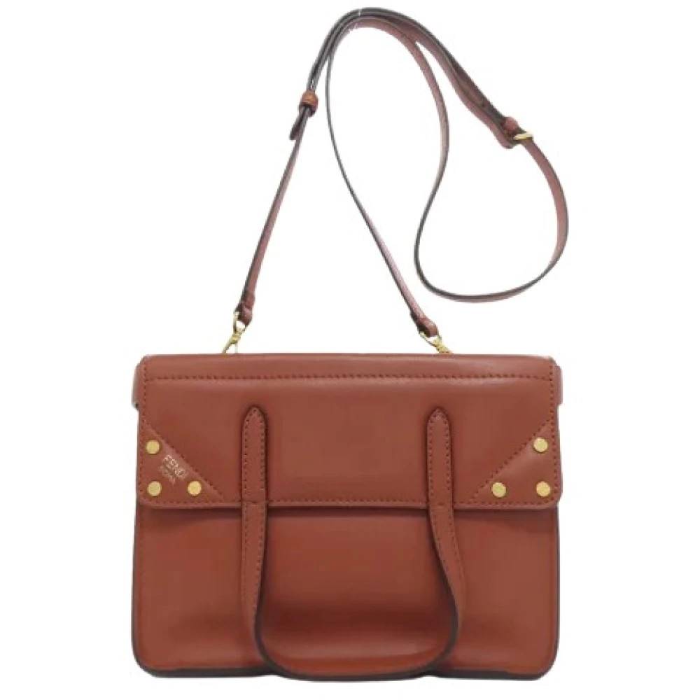 Fendi Vintage Pre-owned Vintage Skuldertaske - Vintage - Dame - Brun - ONE SIZE - Uld
