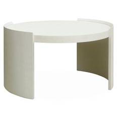 Oakland soffbord ivory mist Ø80 cm - Vit