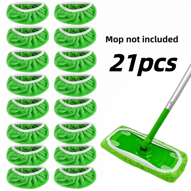 11/21pcs Reusable Microfiber Mop Pad Replacements, . 26cm X 11cm/10.24in X 4.33in Mop Pad Size, Washable And Absorbent, Dry And Wet Durable And Portable, Suitable For Bedroom, Kitchen, Bathroom