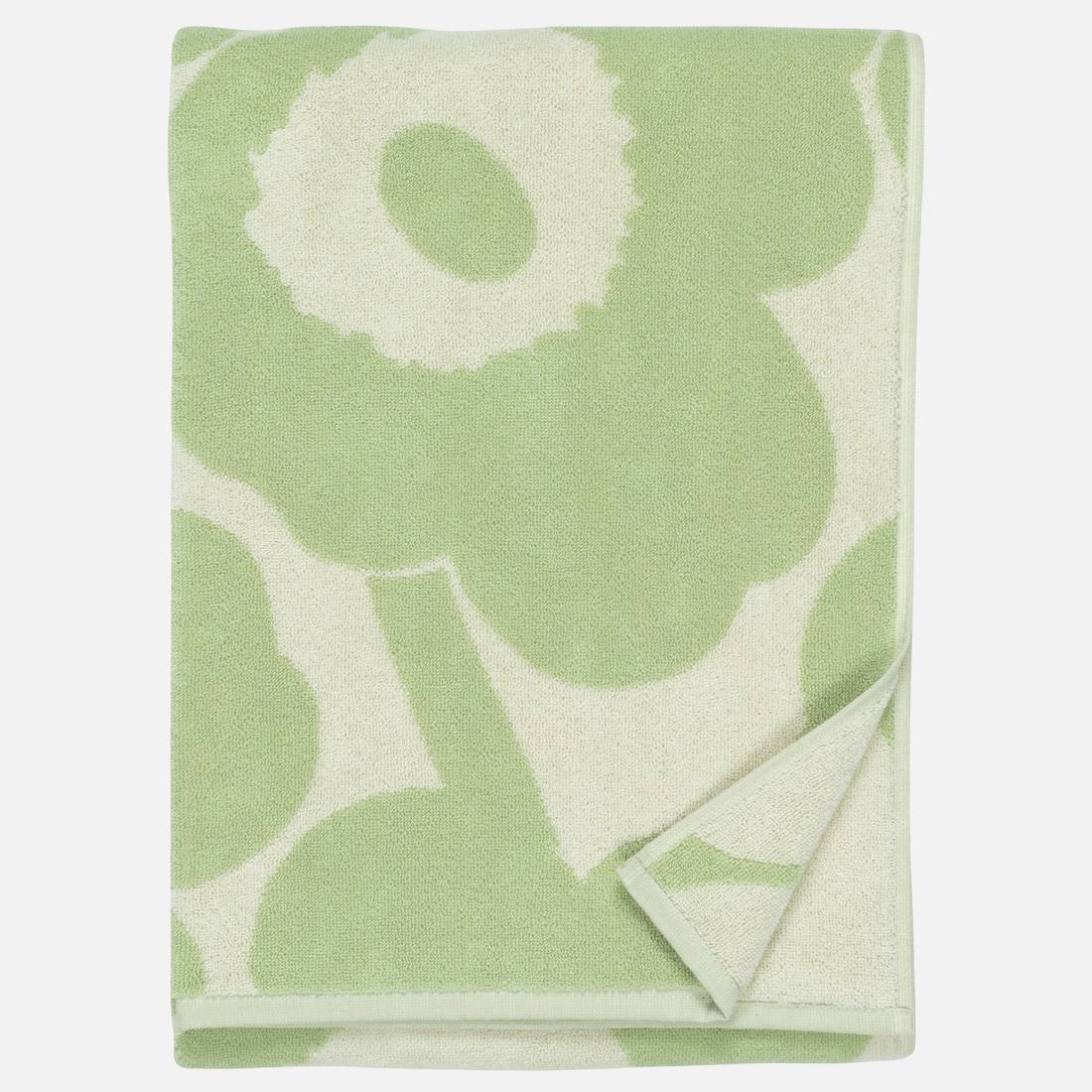 Marimekko Unikko Ljusgrön Badhandduk 70x150 cm