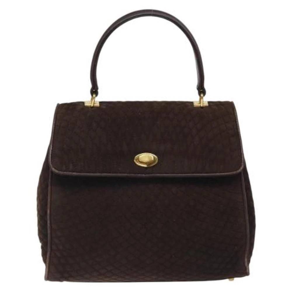 Bally Pre-owned Pre-owned Ruskind hndtasker - Vintage - Dame - Brun - ONE SIZE - Uld