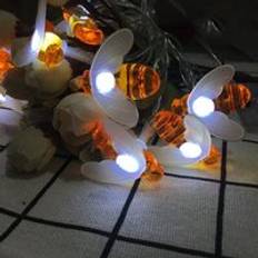 6m 40 led biformade led julgirlanger strängljus batteriblixt älvljus för fest trädgård bröllop år dekoration - Kall vit / 6m 40 led batteri