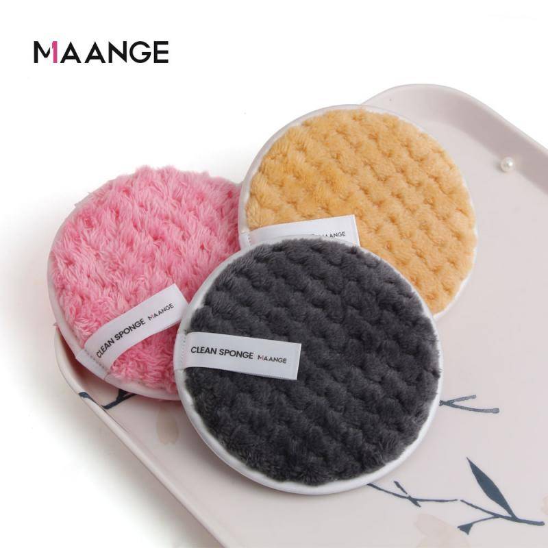 Makeup mikrofiber tygkuddar ansikts makeup remover puff ansiktsrengöring handduk återanvändbar bomull dubbel lager nagelkonst rengöringsservett