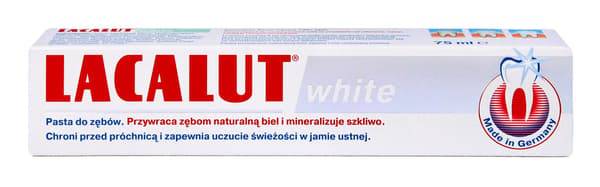Hvid hvidtende tandpasta 75 ml