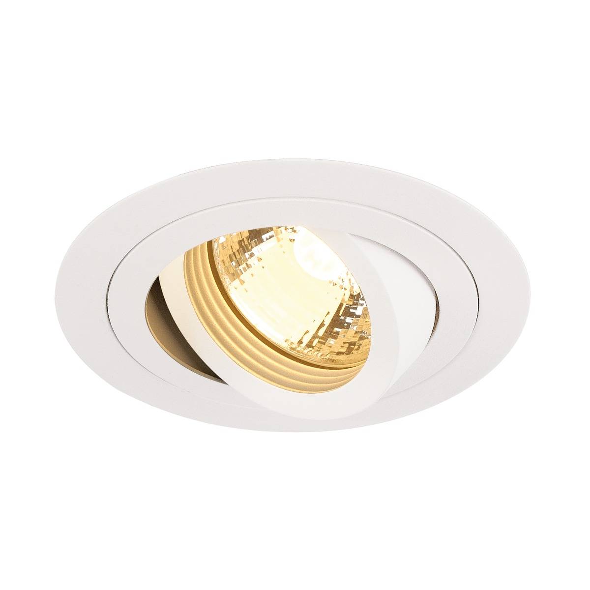 SLV New Tria GU10 Downlight Vit Rund