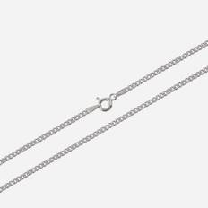 Silverhalsband pansarlänk - 1,7 mm/50 cm