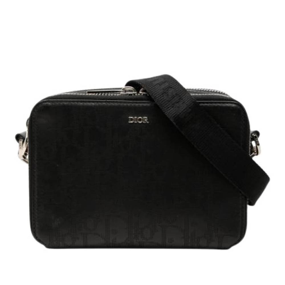 Dior Vintage Pre-owned Perforated Crossbody Bag - Vintage - Dame - Sort - ONE SIZE - Læder