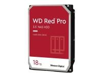 (ComputerSalg) WD Red Pro WD181KFGX - Harddisk - 18 TB - intern - 3.5 - SATA 6Gb/s - 7200 rpm - buffer: 512 MB