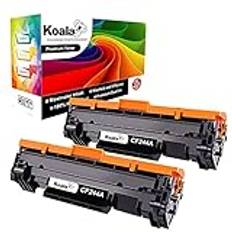 Koala kompatibel tonerkassett som ersättning för HP 44A CF244A toner för Laserjet Pro MFP M28A M28W M15A M15W-skrivare (svart, 2-pack)