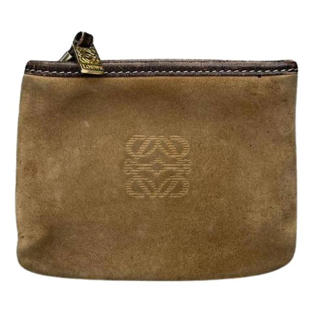Loewe Pre-owned Pre-owned Læder Clutch - Vintage - Dame - Brun - ONE SIZE - Læder
