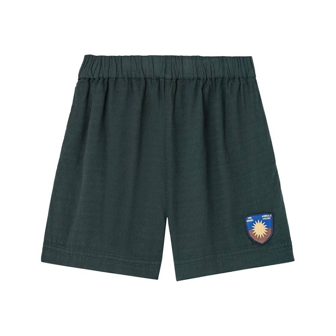 The Animals Observatory Bee Kid Bermudashorts Deep Green 4 Y Grøn 4 år Drenge, Piger
