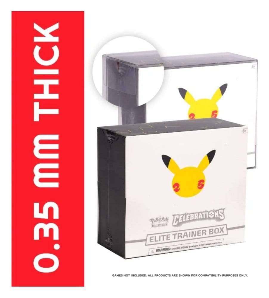Evoretro PET Display Case Protector för Pokémon ETB (1-Pack)
