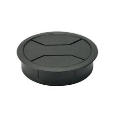 Kabelgenomföring för bord 79 mm - Svart - svart