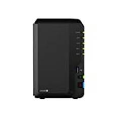 Synology DS220+ 2-Bay 28TB bunt med 2X 14TB IronWolf ST14000VN008