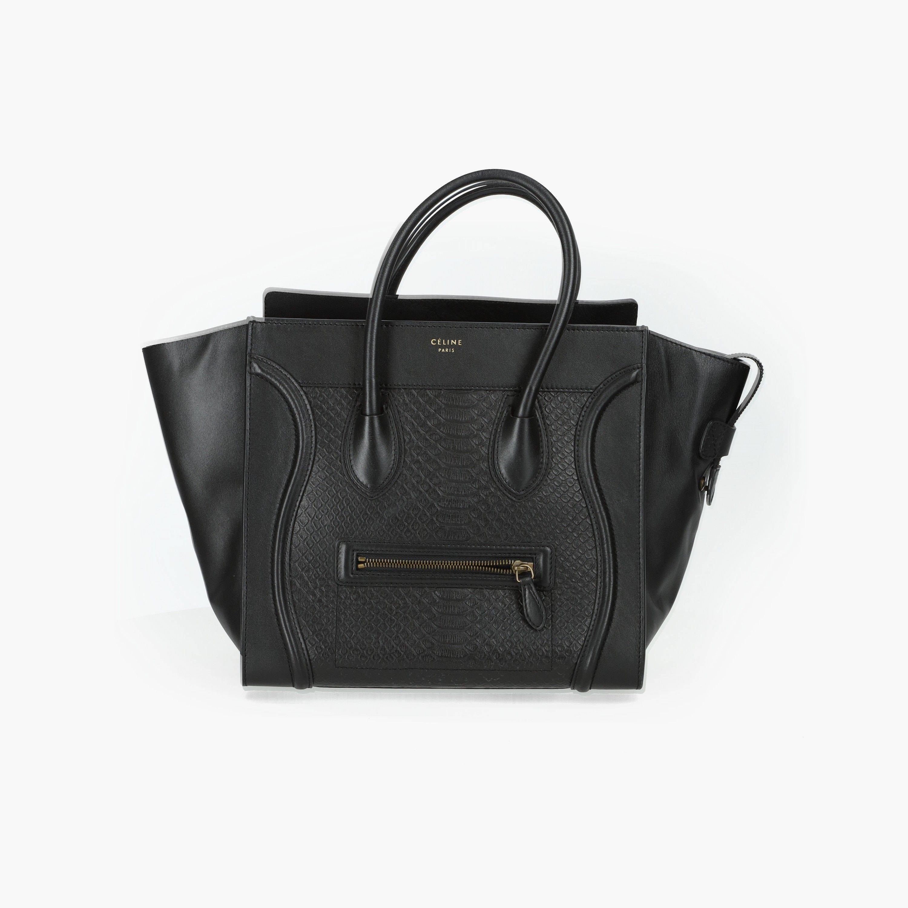 CELINE Mini Luggage Tote - Black - One Size