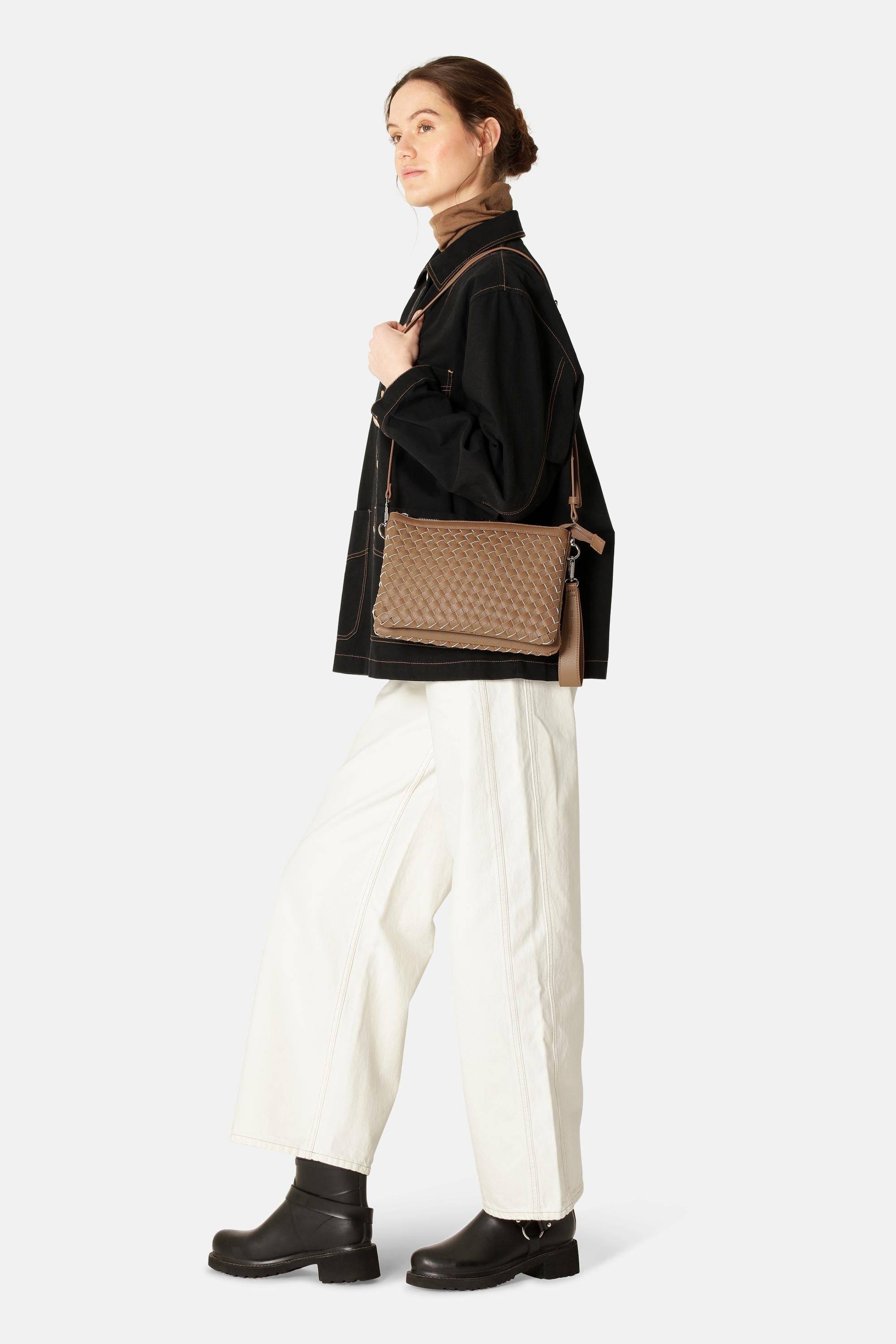 Flettet Tote Bag - Mocca - OS