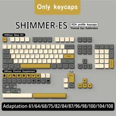 Spanish Keyboard Keycaps 136/140 Keys ISO Alice Layout XDA Profile PBT ES Keycaps Dye-Sub For