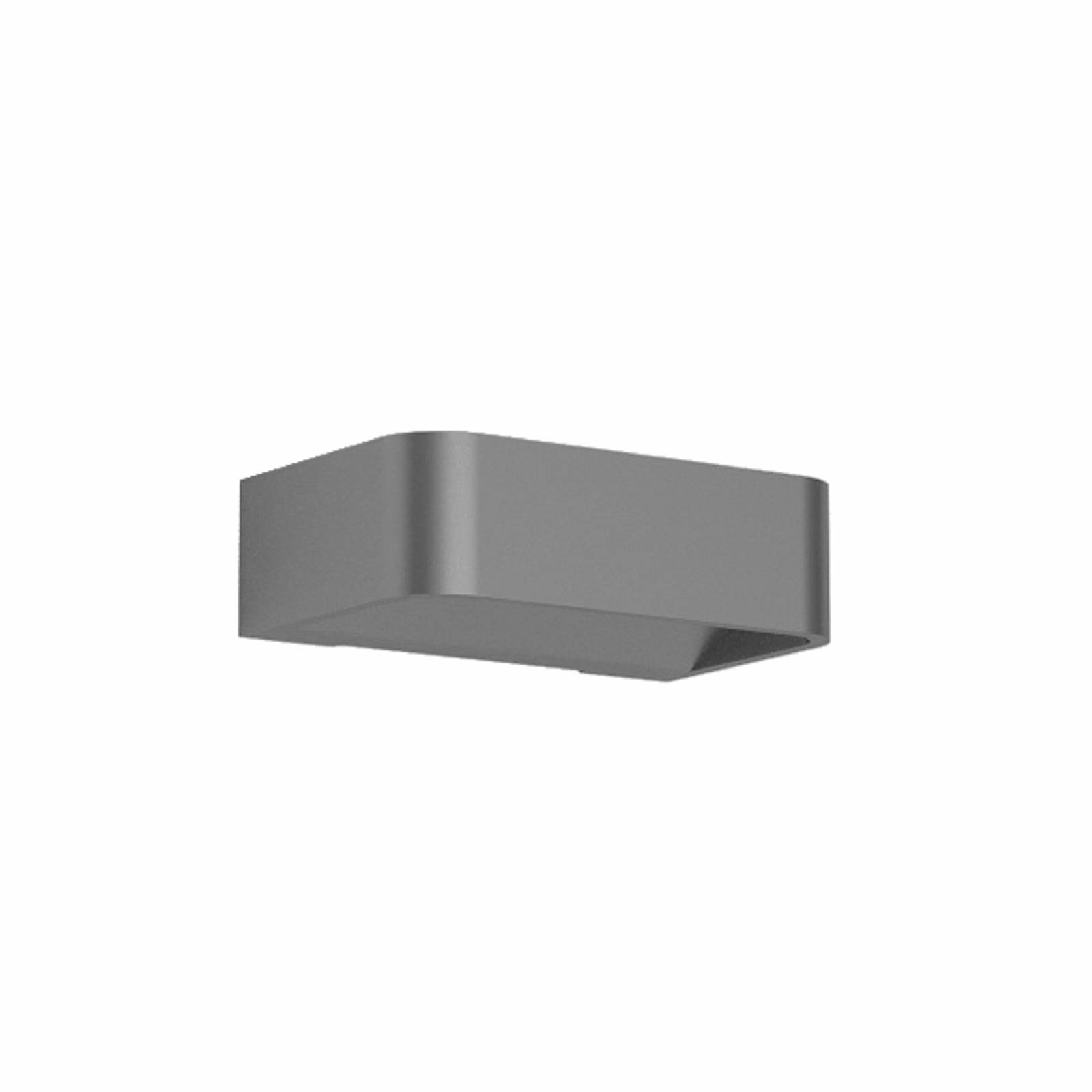 Rotaliana Designer væglampe Frame W1, Aluminium/grå/zink, Stue/spisestue, Aluminium, Design,