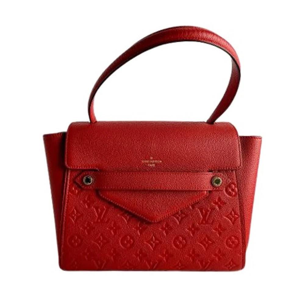 Louis Vuitton Vintage Pre-owned Læder Skuldertaske - Vintage - Dame - Rød - ONE SIZE - Uld