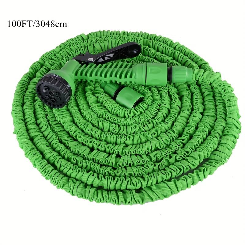 Garden Hose Pipe 50/100ft - Expandable Flexible Water Hose With 7 Hose Spray Gun, Hosepipes For Garden, Lightweight With 3/4", 1/2" Hose Pipe Fittings For Watering