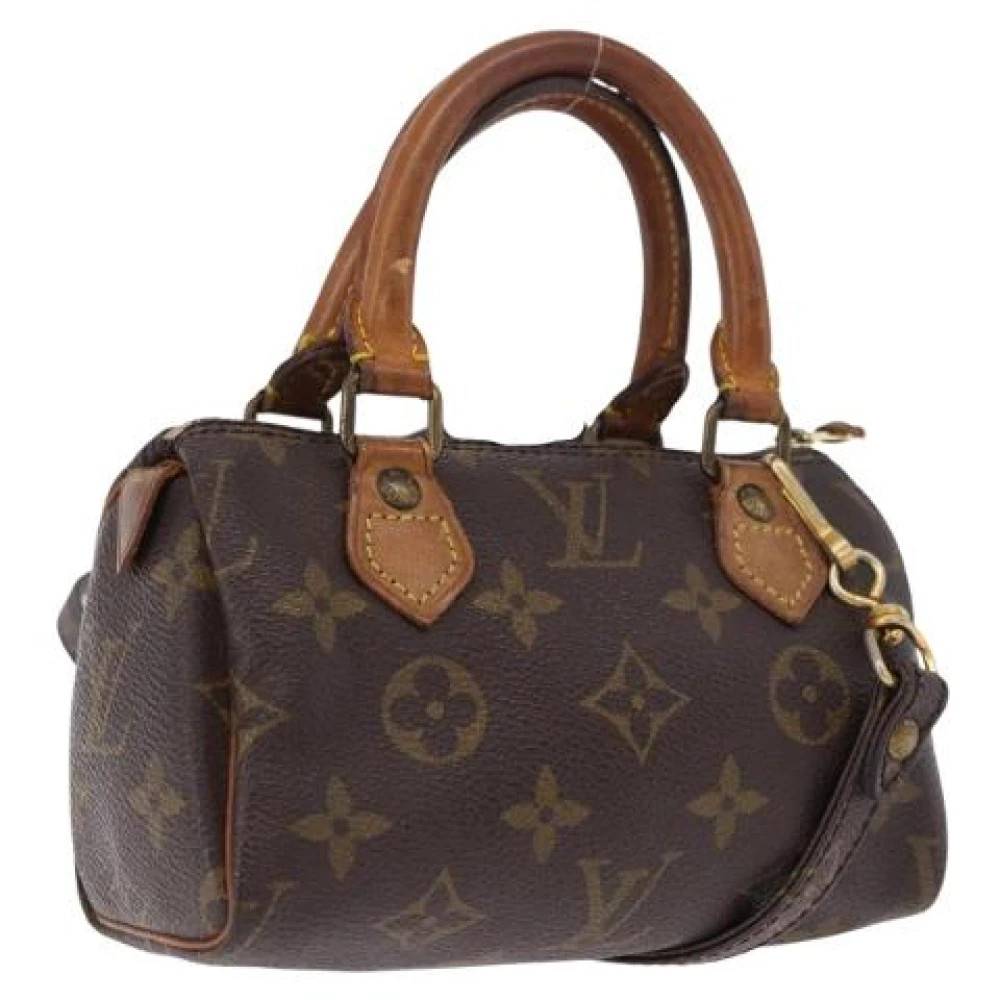 Louis Vuitton Vintage Pre-owned Mini Speedy Håndtaske - Vintage - Dame - Brun - ONE SIZE - Uld