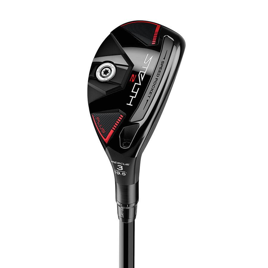 Demo Venstrehånds TaylorMade STEALTH 2 Plus Herre Hybrid-kølle 3 Rescue Stiff flex