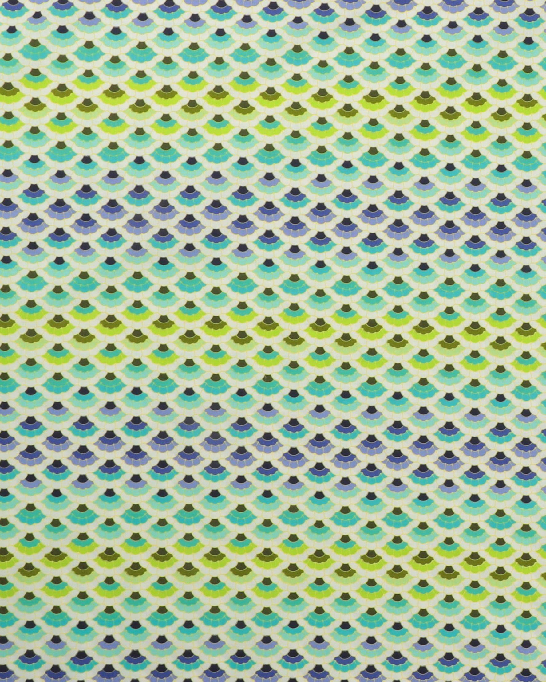 Floral Reef, Aquatic Lace m. grøn - Tula Pink - 100% Bomuld