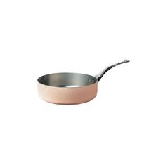 Sautepande Kobber Ø24 cm 1 håndtag DE BU