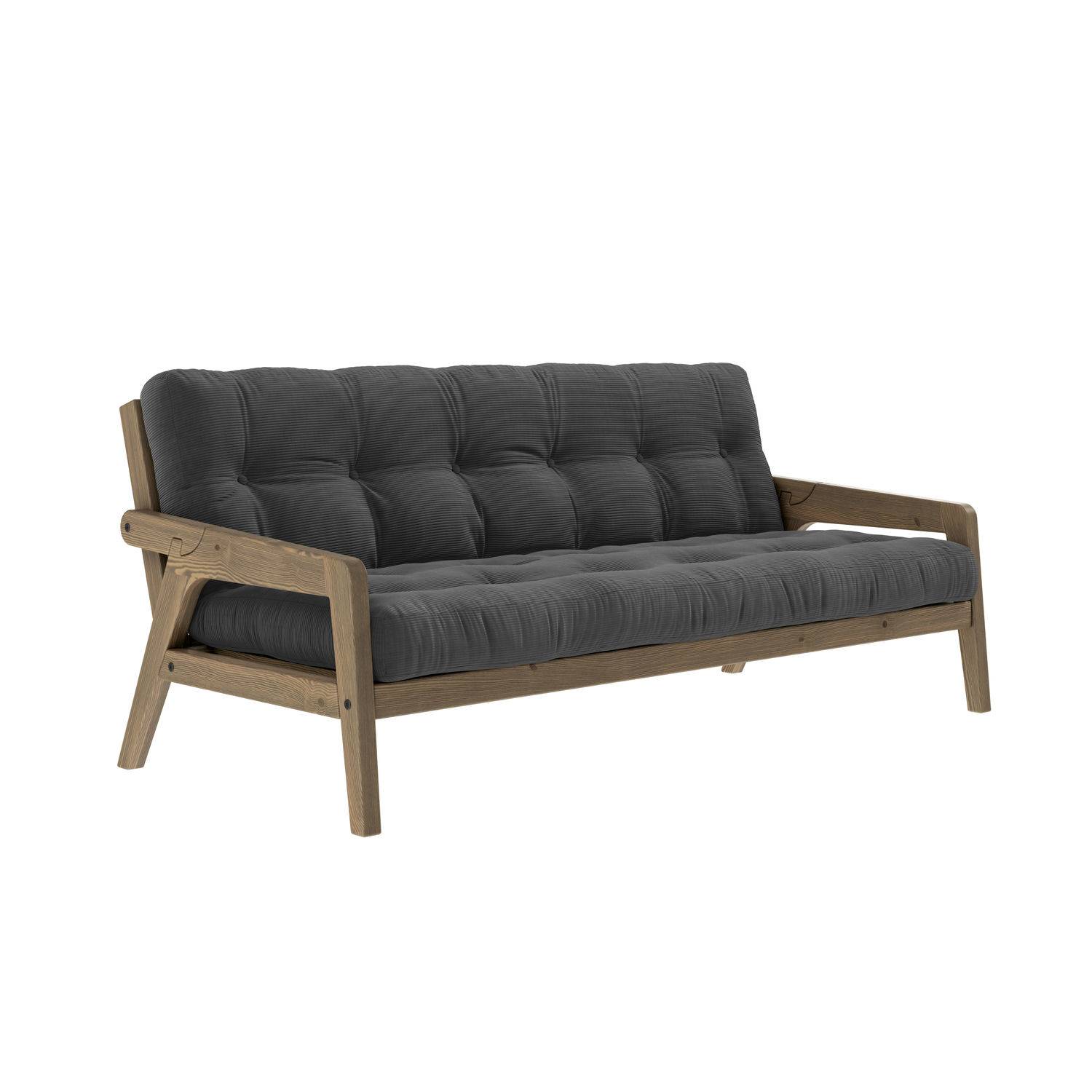 Karup Design Grab W. 5-Layer Mixed Mattress - Carob Brown Lacquered 106 Charcoal 511