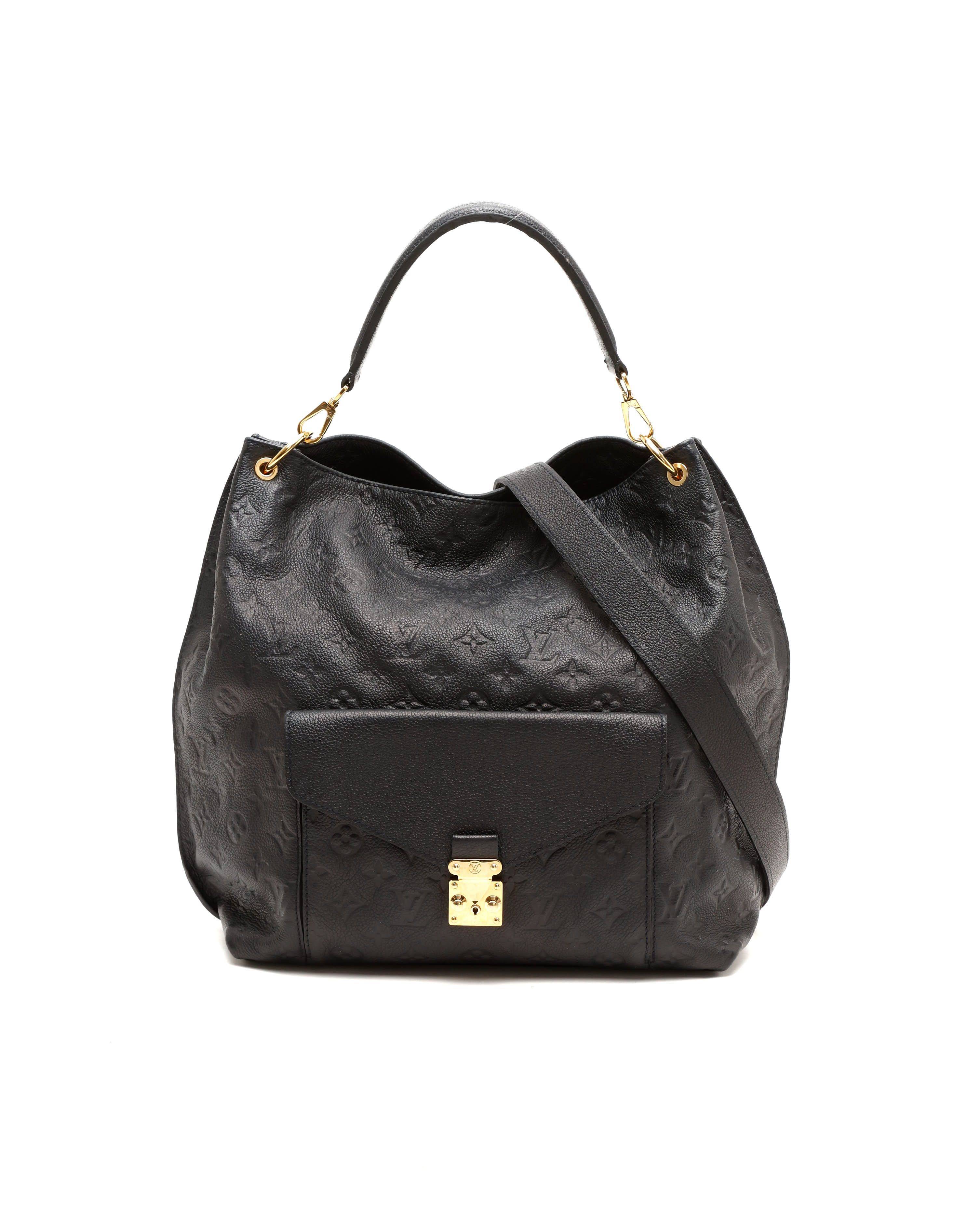 Louis Vuitton Monogram Empreinte Métis Hobo - Black (One Size)