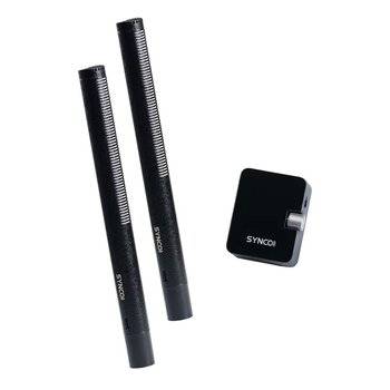 SYNCO D2 Wireless Stereo(2 Shotgun+ 1RX) - D2 Wireless Shotgon Microphone