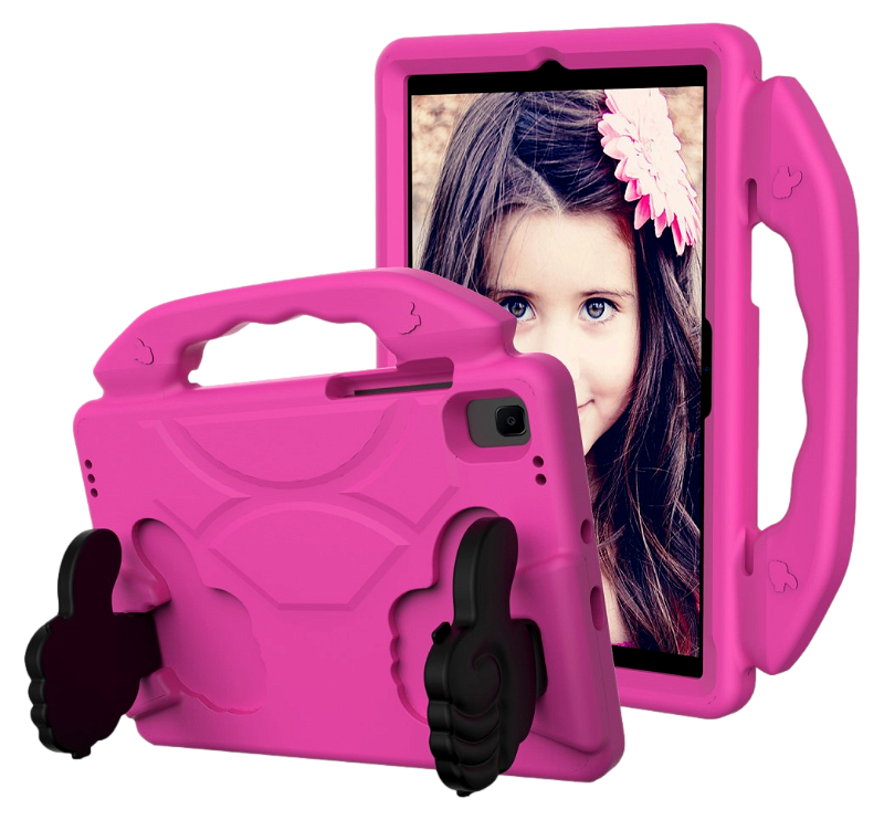 Samsung Galaxy Tab A8 Cover med Stand, Thumbs Up Børne - Pink